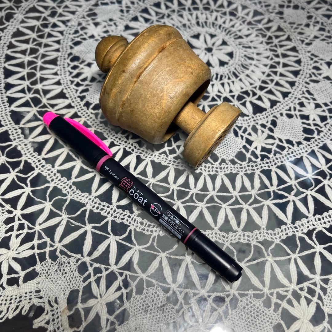 Vintage wooden butter mold /バター型ひまわり刻印