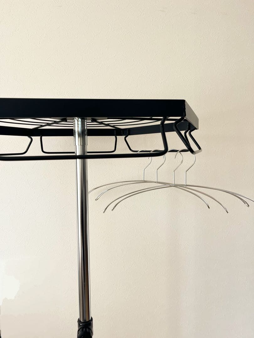 【ヴィンテージ】回転式　ミッドセンチュリー　サークルラック　店舗什器　アパレル