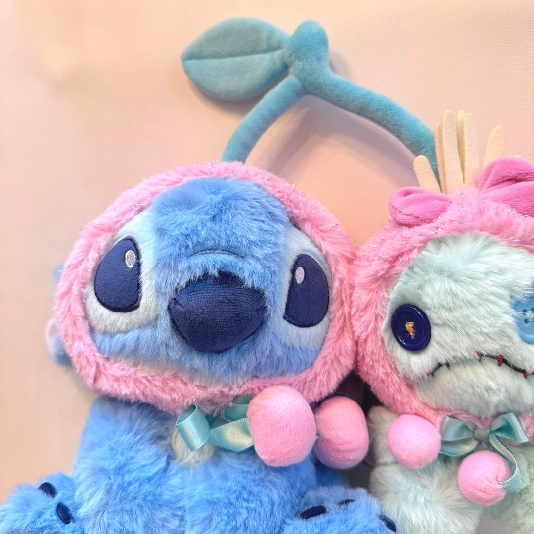 スティッチ＆スクランプ ぬいぐるみ GLOSSY FRUITS ディズニーストア