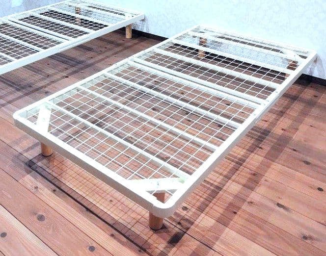 無印良品 スチールベッドフレーム シングル ベッド IKEA シンプル 木