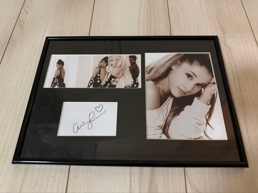 Ariana Grande/アリアナ・グランデ/サインプリント証明書付きフレーム