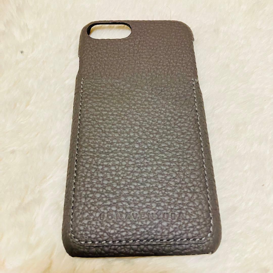【ボナベンチュラ】　iPhone SE/8/7/6/6sケース　チャコールグレー