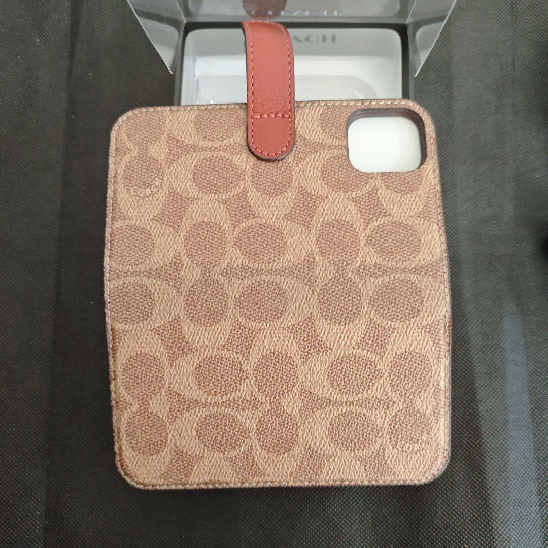 （Q30)COACH 手帳型ケース iPhone12mini