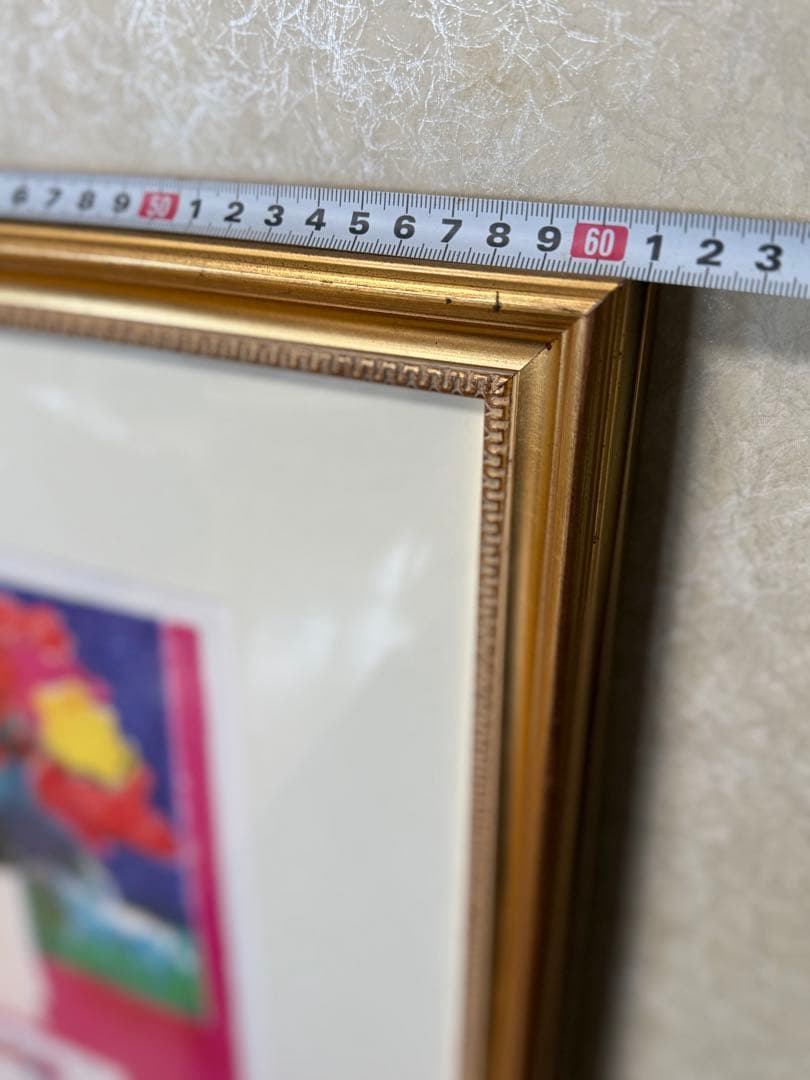 ポール・ギヤマン 花とヴァイオリン リトグラフ 絵画 アート 額縁 壁掛け 絵