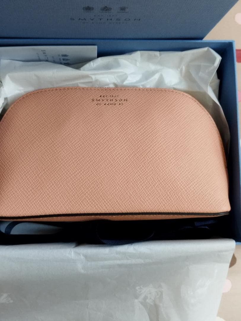 SMYTHSON Panamaレザー コスメチックケース