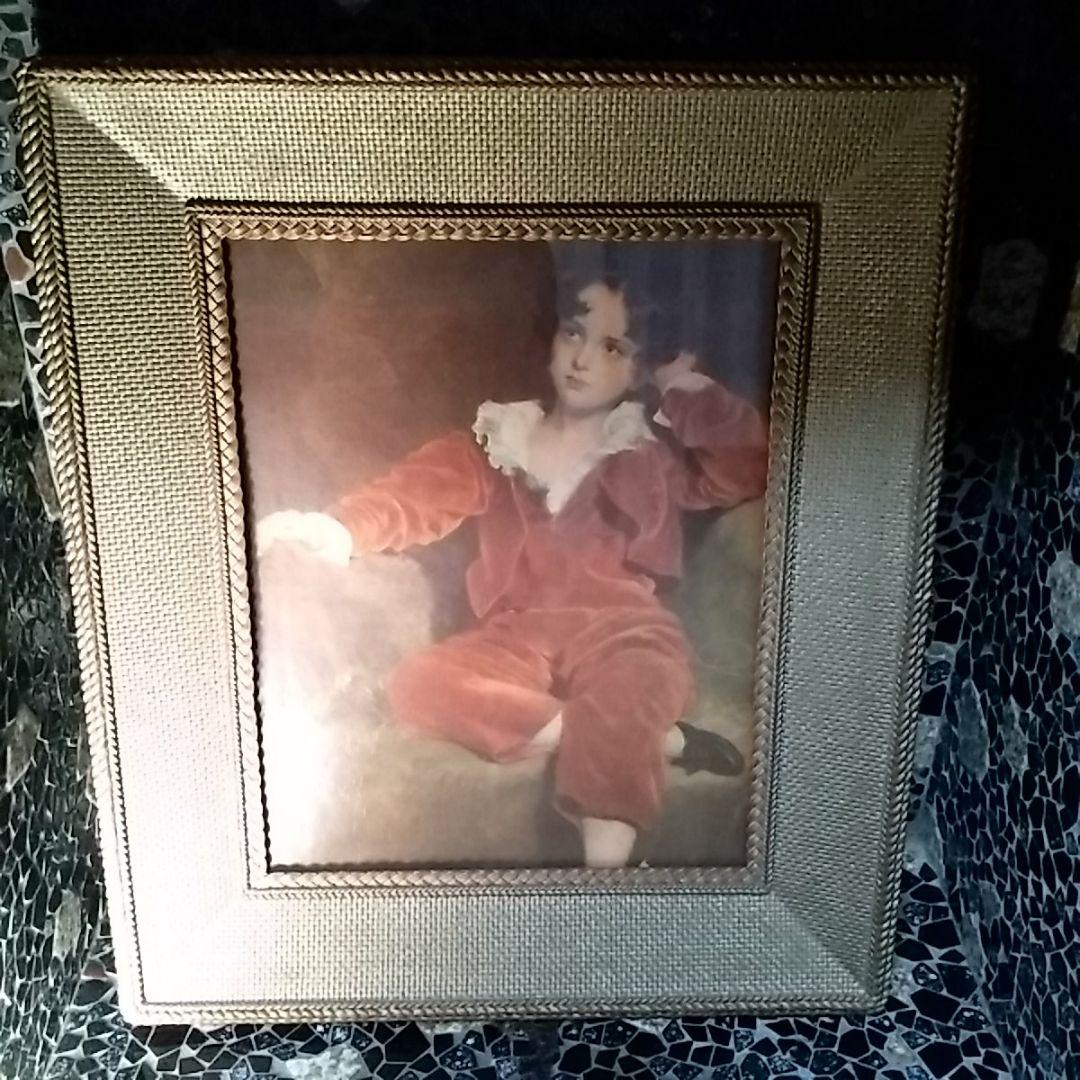 古い「泰西名画」の複製/ローレンス