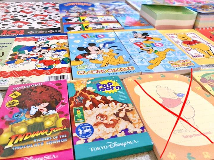 【ほぼ未使用品★】ディズニーメモ帳、ノートセット　まとめ売り‼️