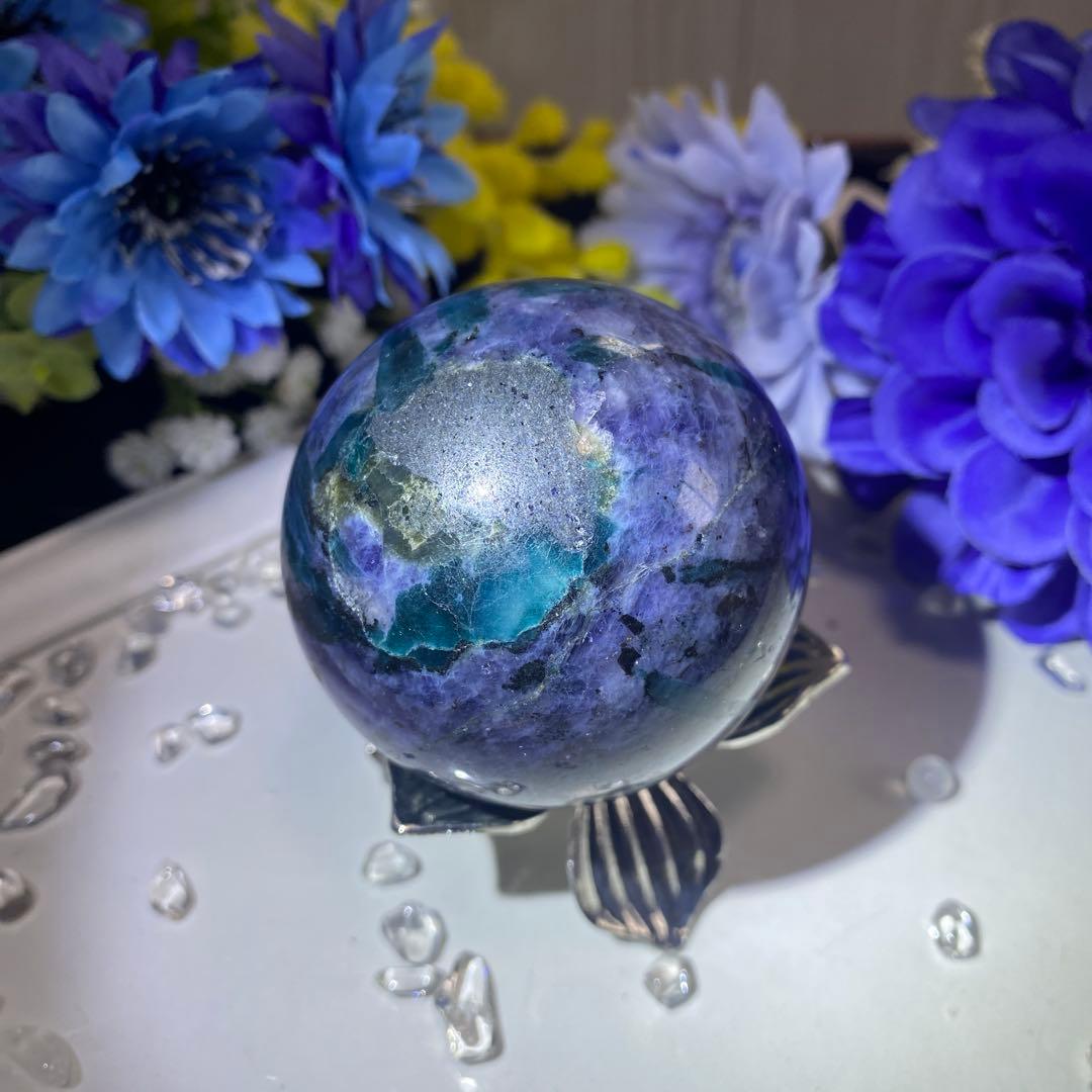 アイオライト グリーンカイヤナイト共生 スフィア ❷