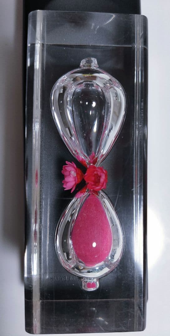 砂時計 硝子 花 195秒 インテリア 北欧 モダン 置物