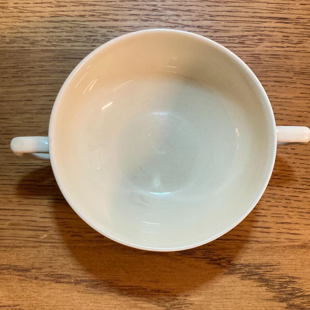 スージークーパー クレッセント スープボウル＆ソーサー 2客 セット ブルー