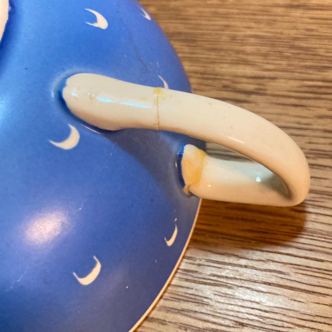 スージークーパー クレッセント スープボウル＆ソーサー 2客 セット ブルー