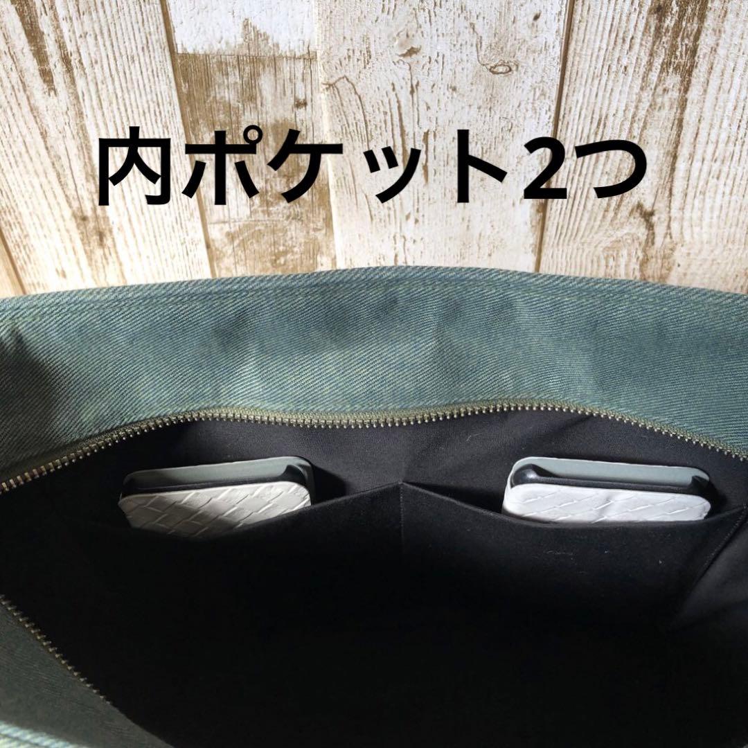 k.eito-seibi　ショルダーバッグ　カーキ　オリーブ　シルバー