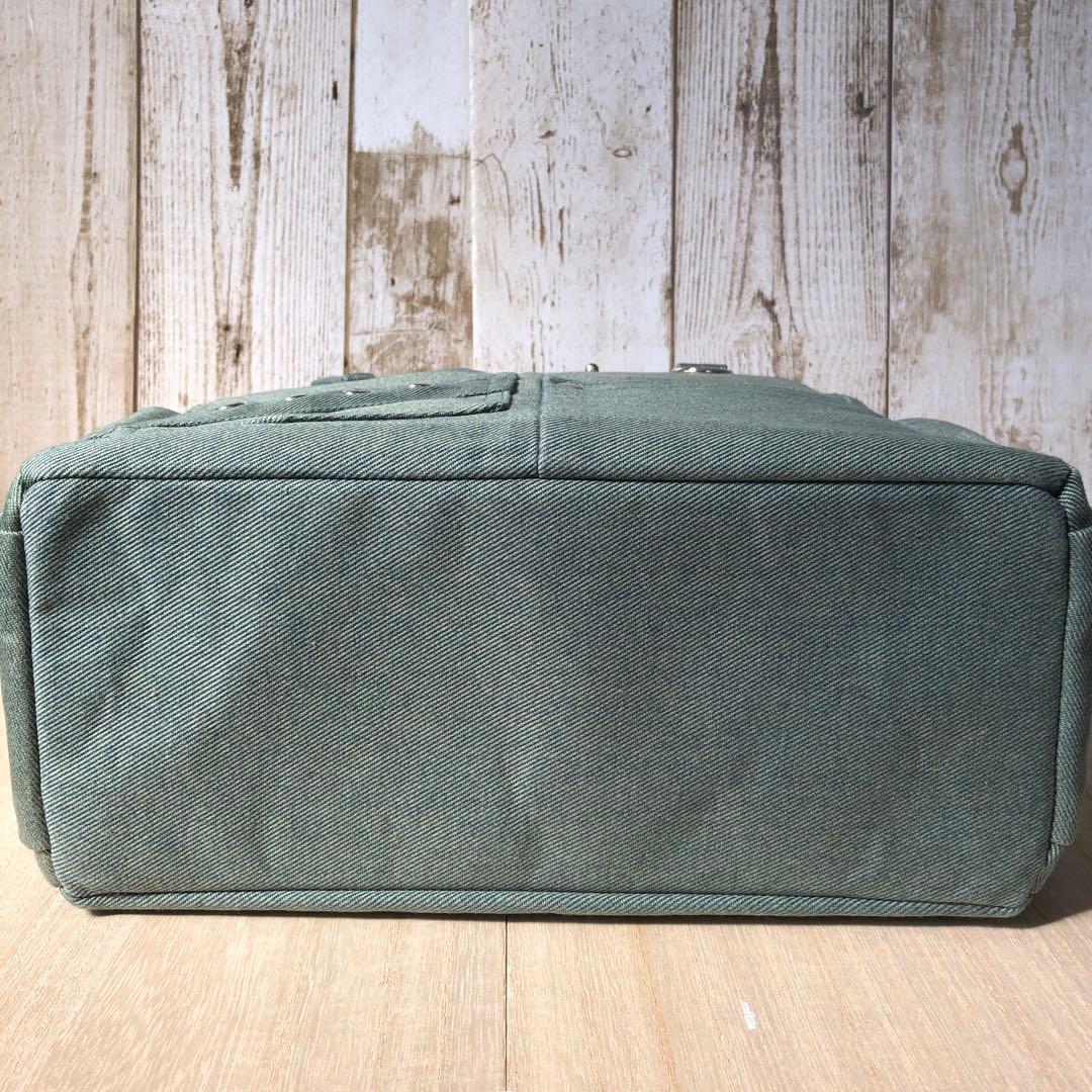 k.eito-seibi　ショルダーバッグ　カーキ　オリーブ　シルバー