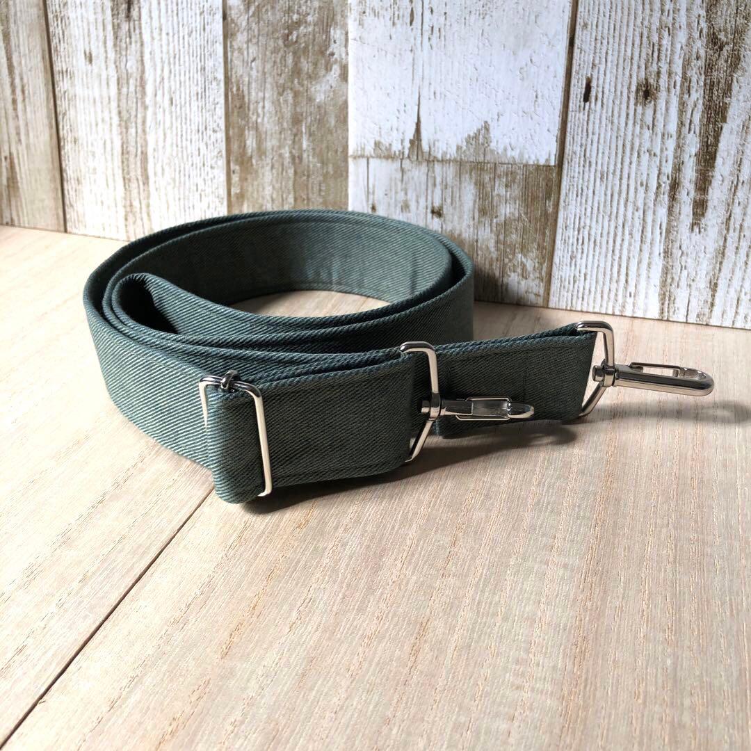 k.eito-seibi　ショルダーバッグ　カーキ　オリーブ　シルバー