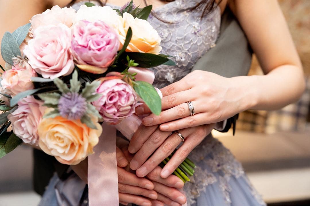 アーティフィシャルフラワー 結婚式ブーケ