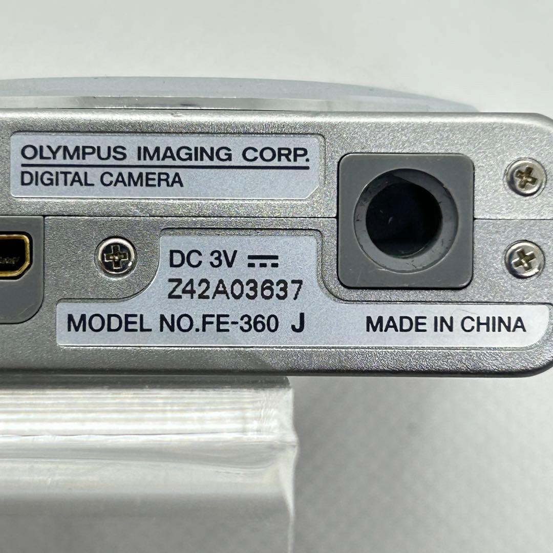 OLYMPUS オリンパス FE-360 シルバー デジタルカメラ