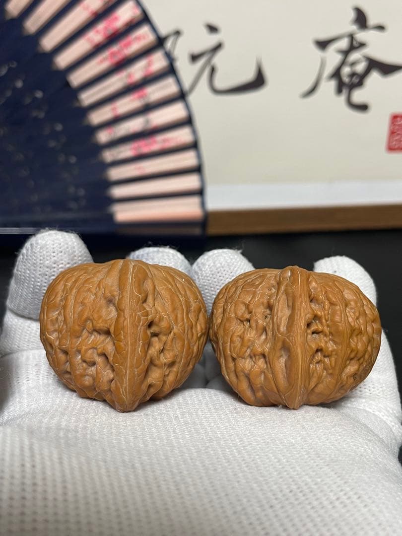 ❤️新入荷❤️No.651❤️文玩くるみ（文玩核桃） 精配紅皮铁锤妹妹