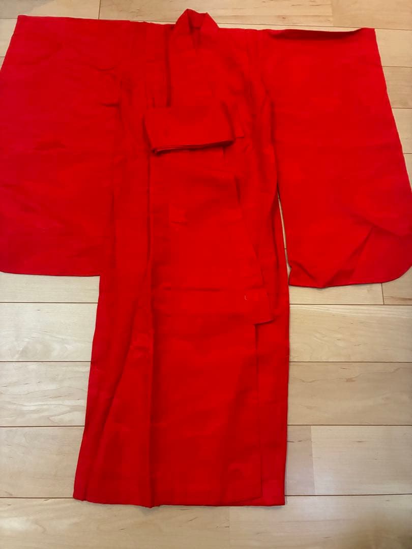 3歳七五三用 アンティーク着物と被布セット