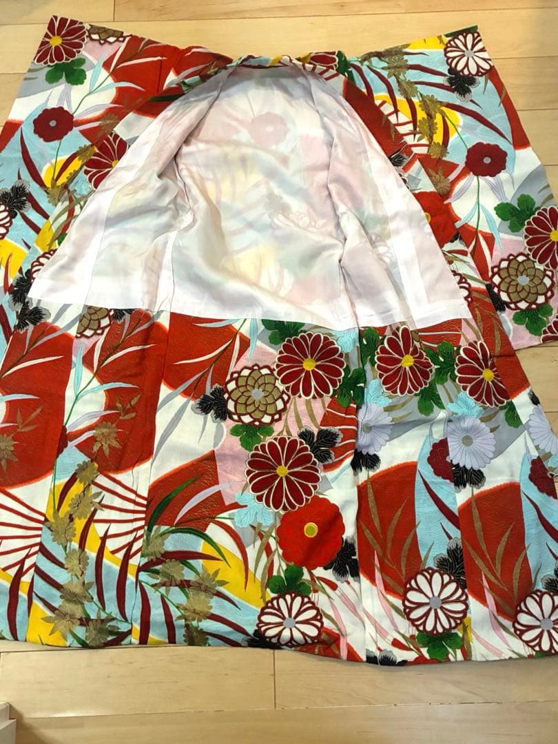 3歳七五三用 アンティーク着物と被布セット