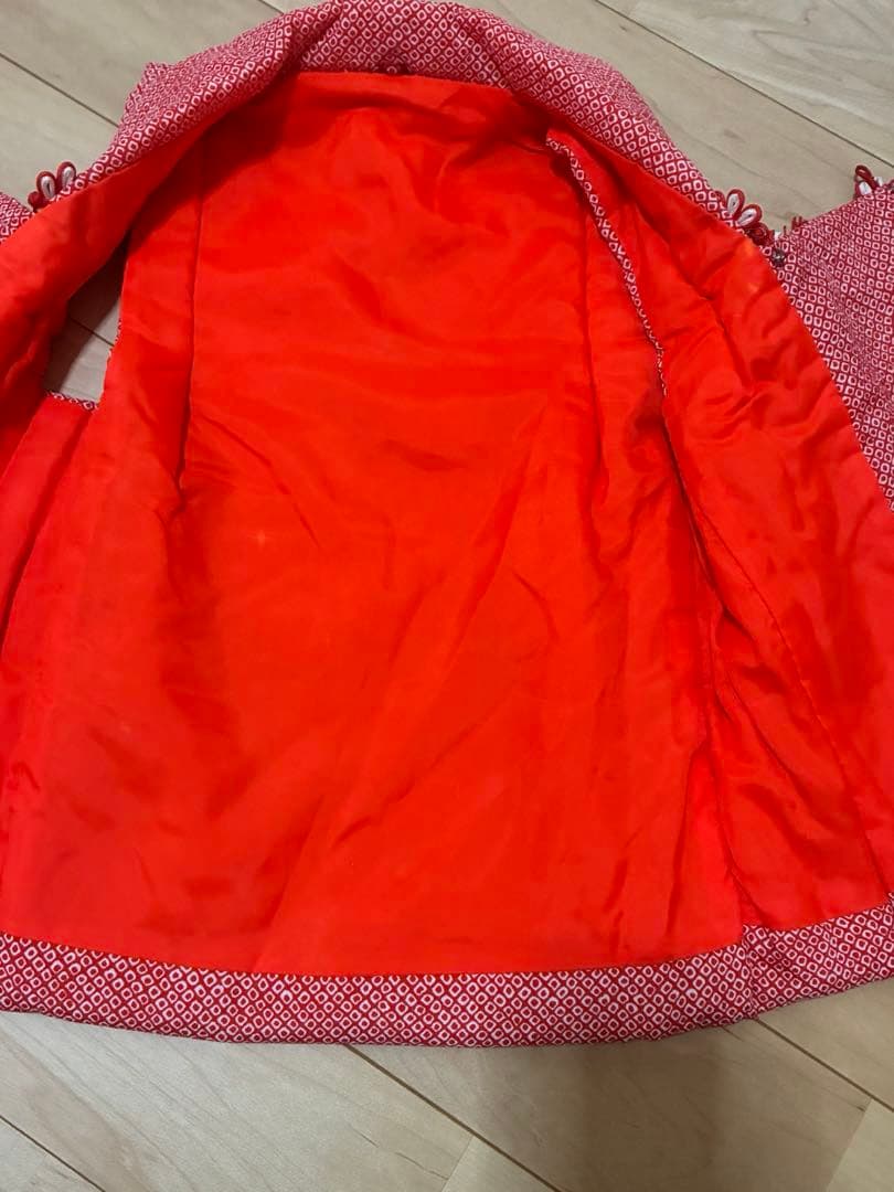 3歳七五三用 アンティーク着物と被布セット