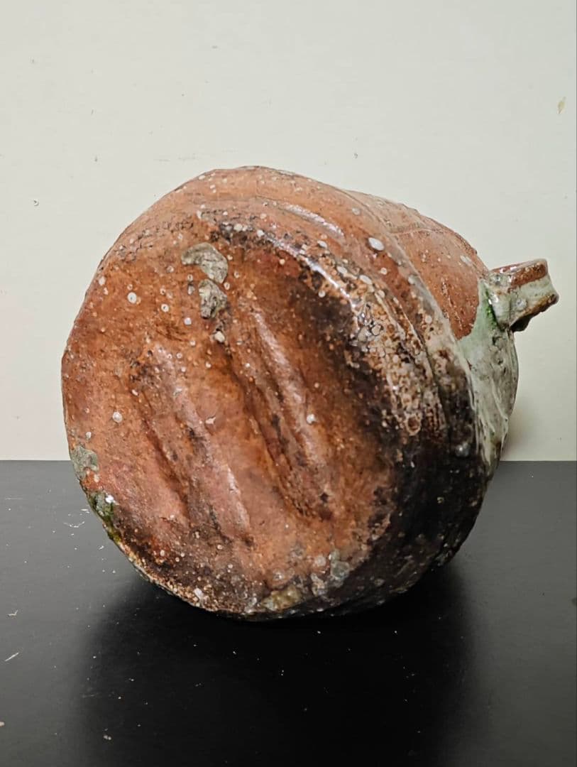 古伊賀水指　江戸時代　茶道具　古窯　古美術