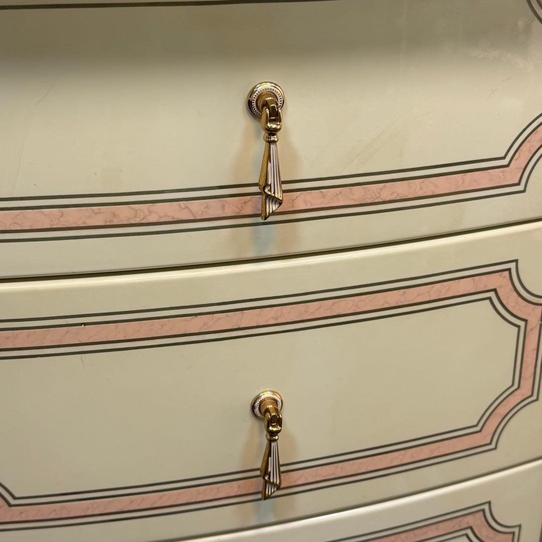 H112K68b イタリア製 スリムチェスト ロココ調