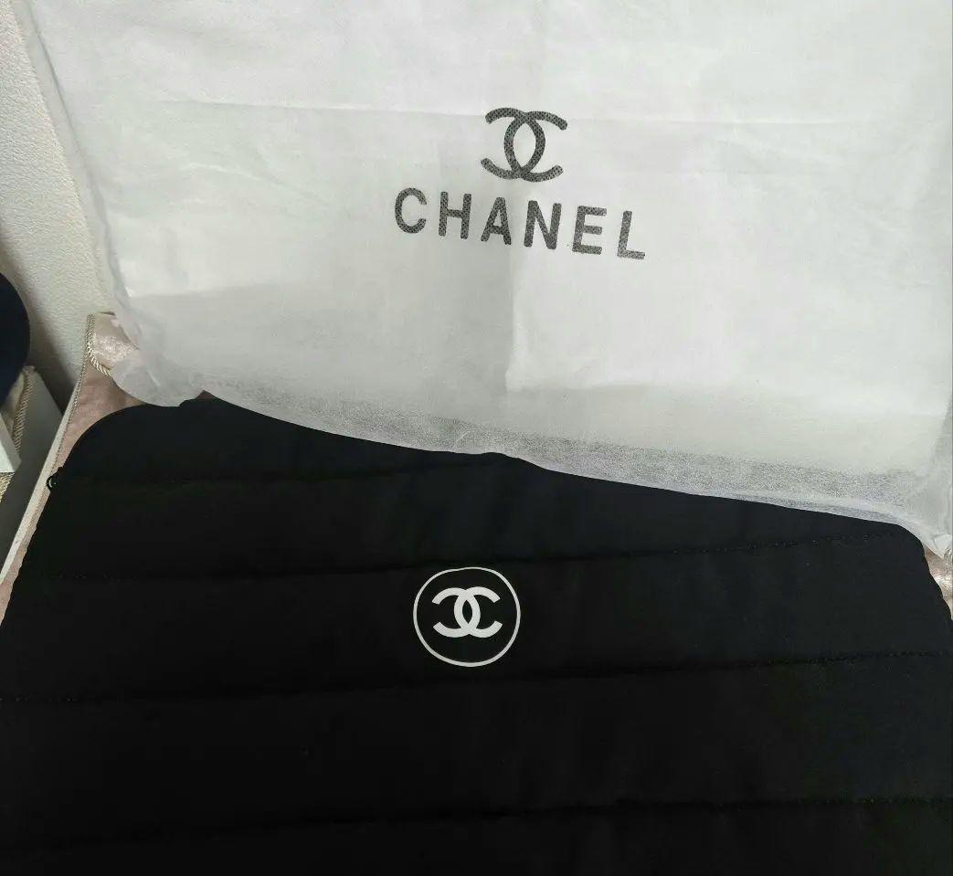 最安値CHANEL ノベルティ PCケース キルティングポーチ ブラック