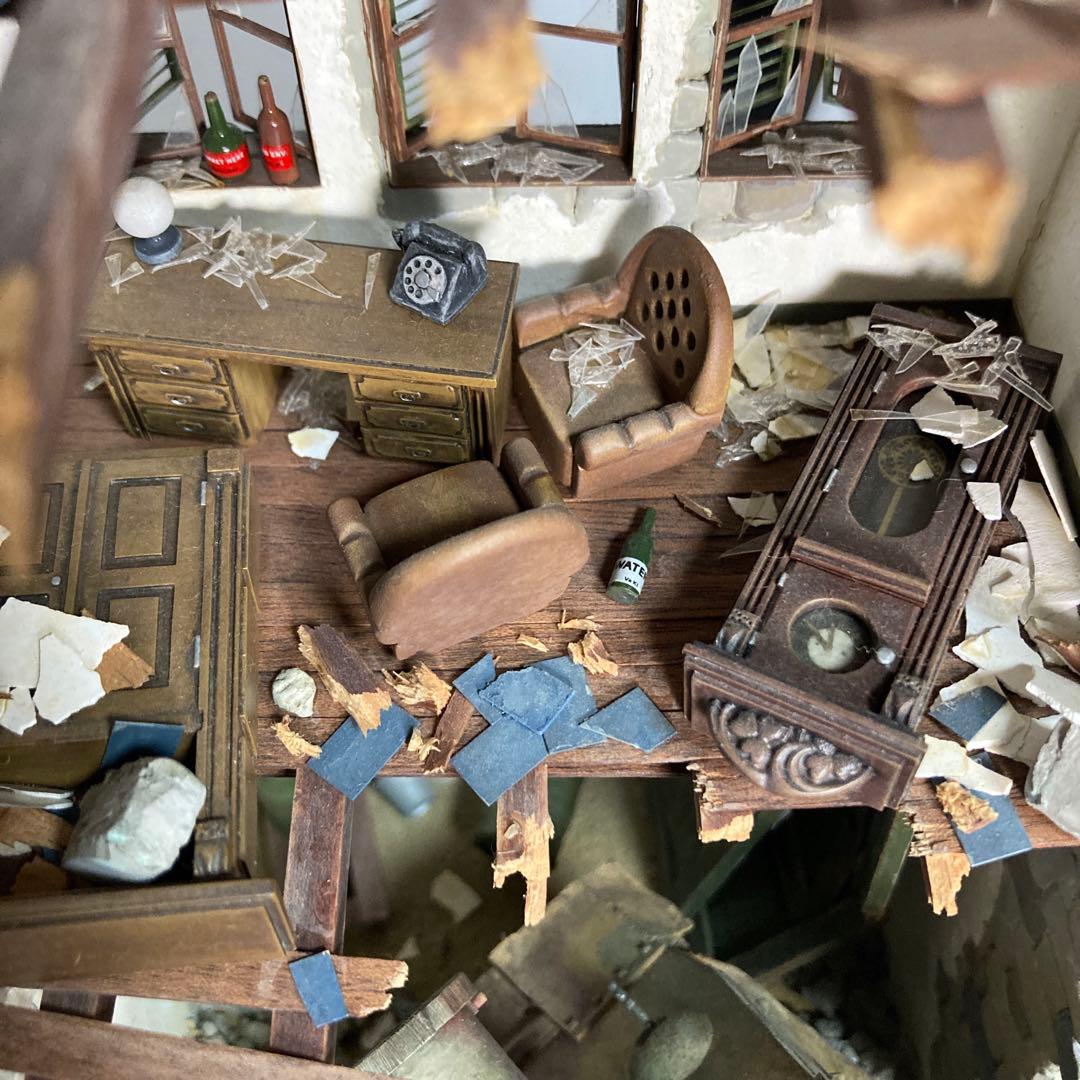 戦場ディオラマ模型完成品1/35