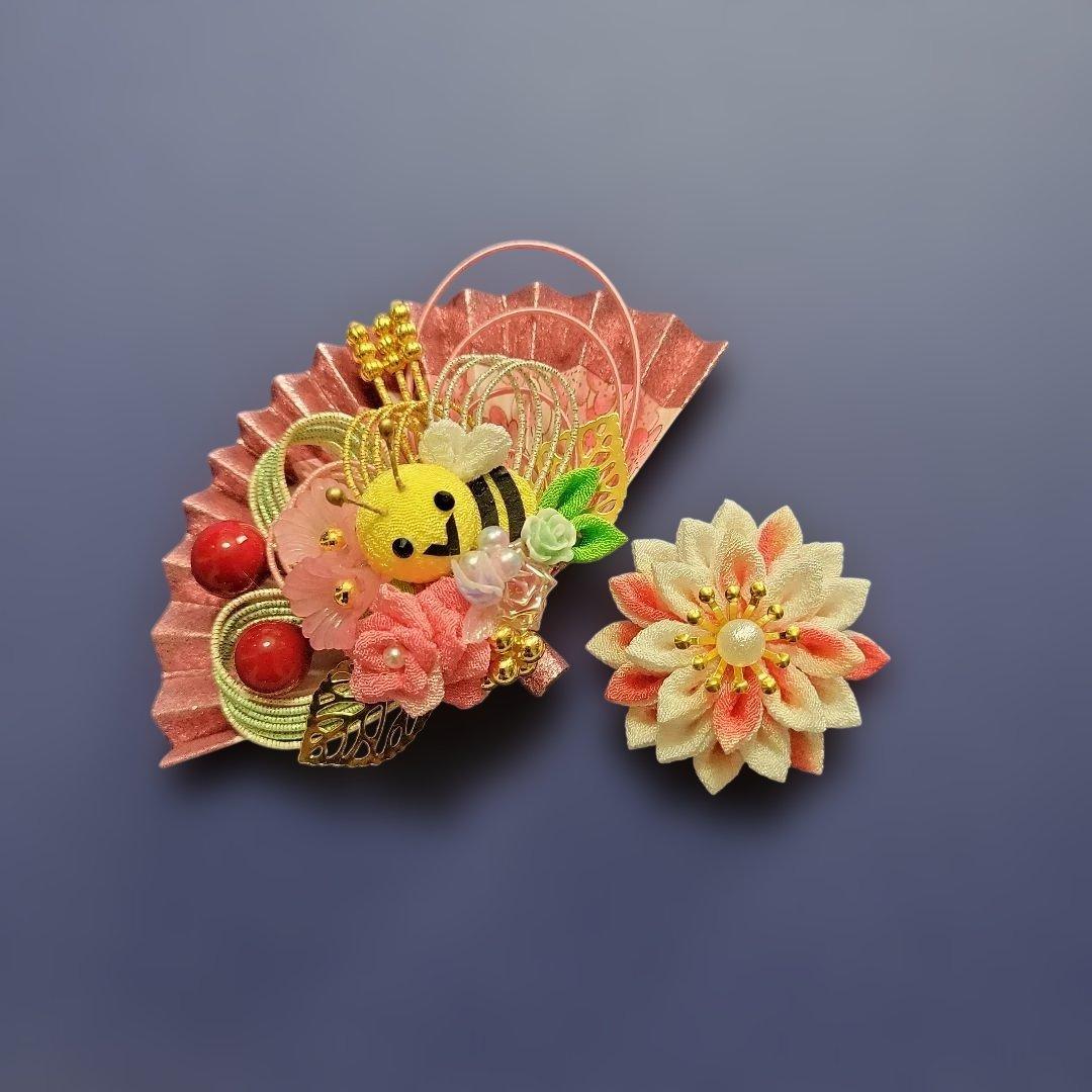 Sachi Funa《水引素材》友禅和紙使用扇子