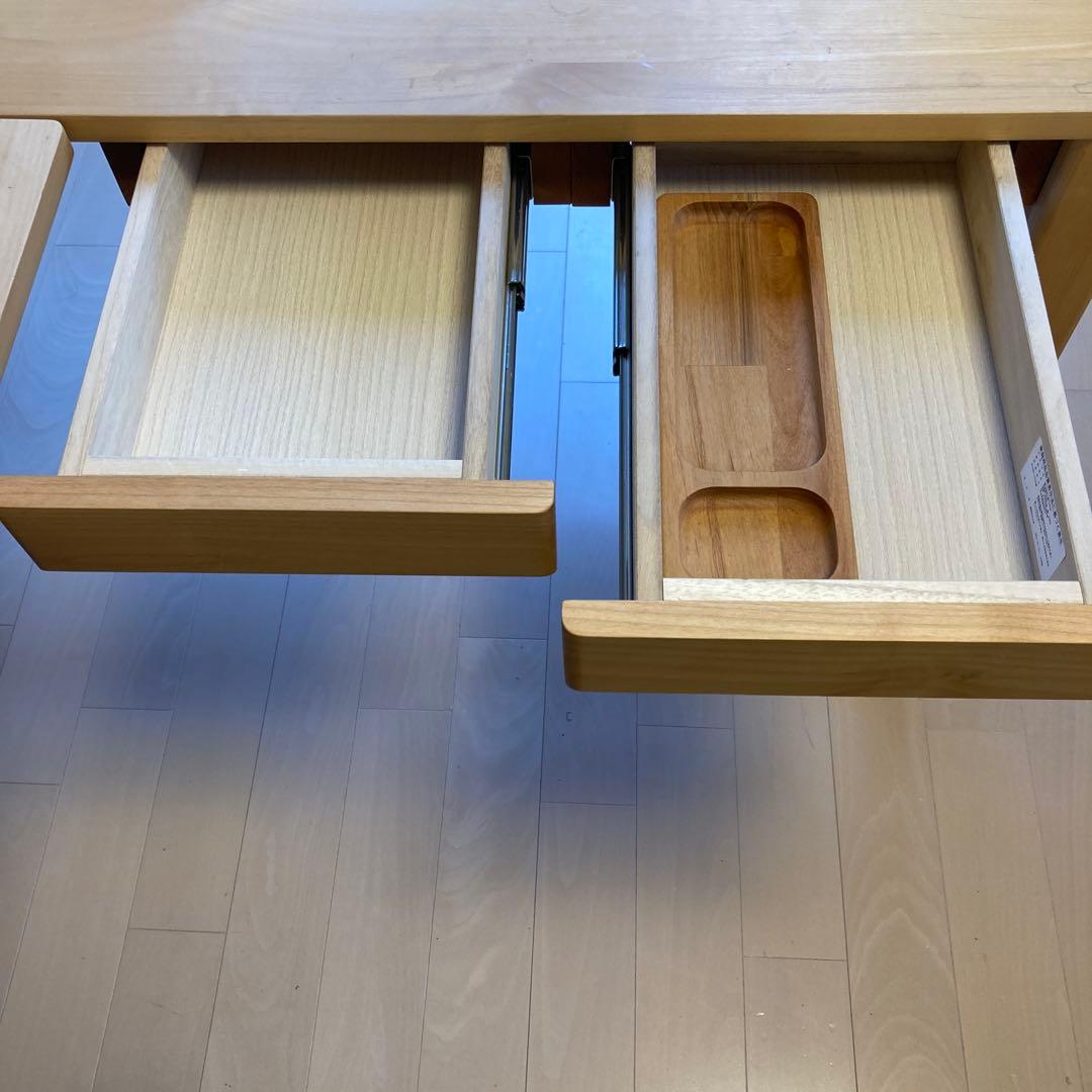 L字型デスク ￼堀田木工所エルデスク3711N 110デスク&120サイドデスク