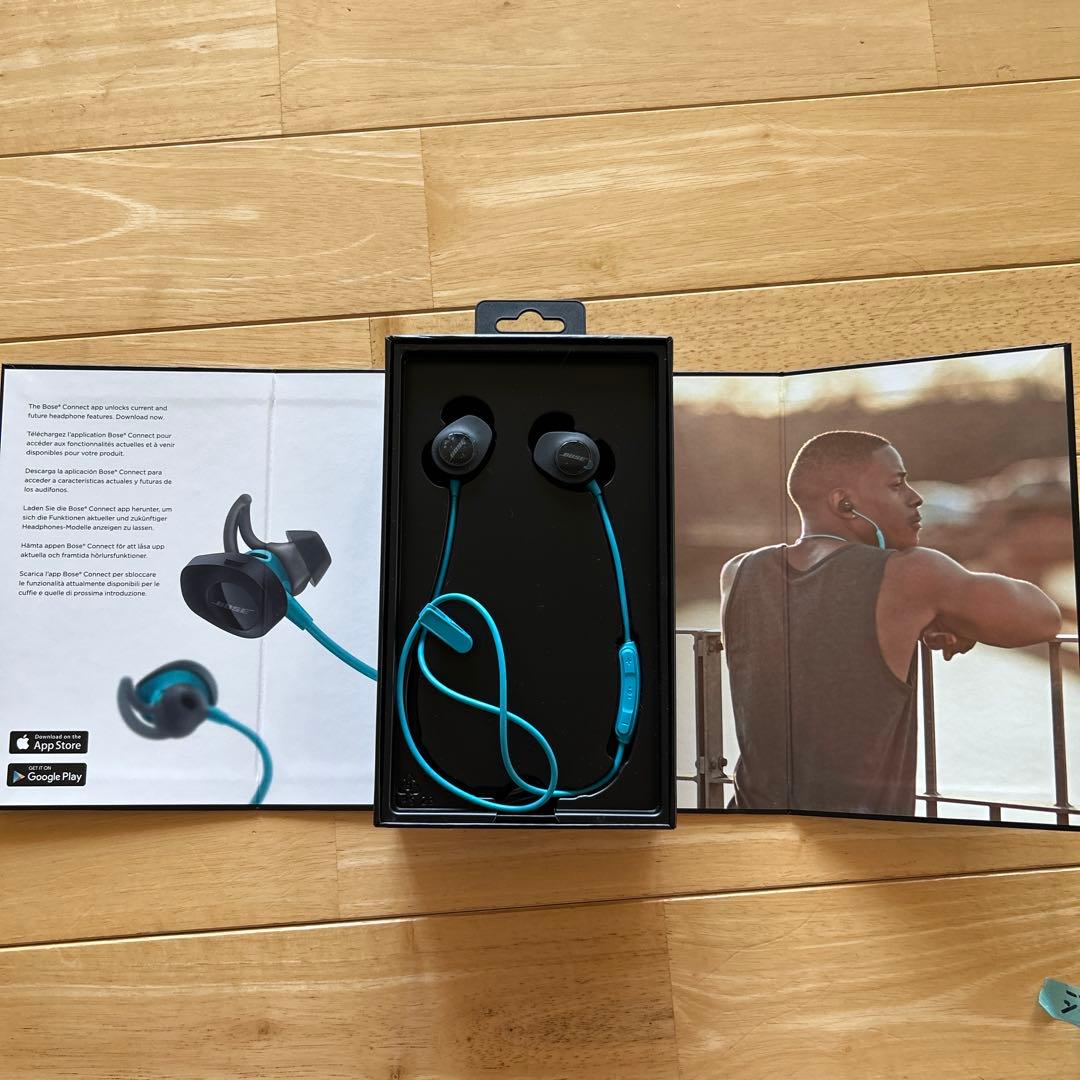 Bose SoundSportワイヤレスイヤホン アクア