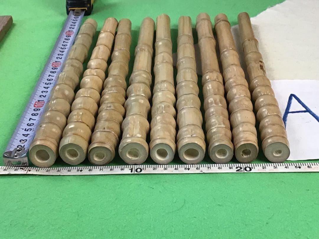 釣り具・その他グリップ用布袋竹「太・極上、上物・芽取り済み」9本セットA・B