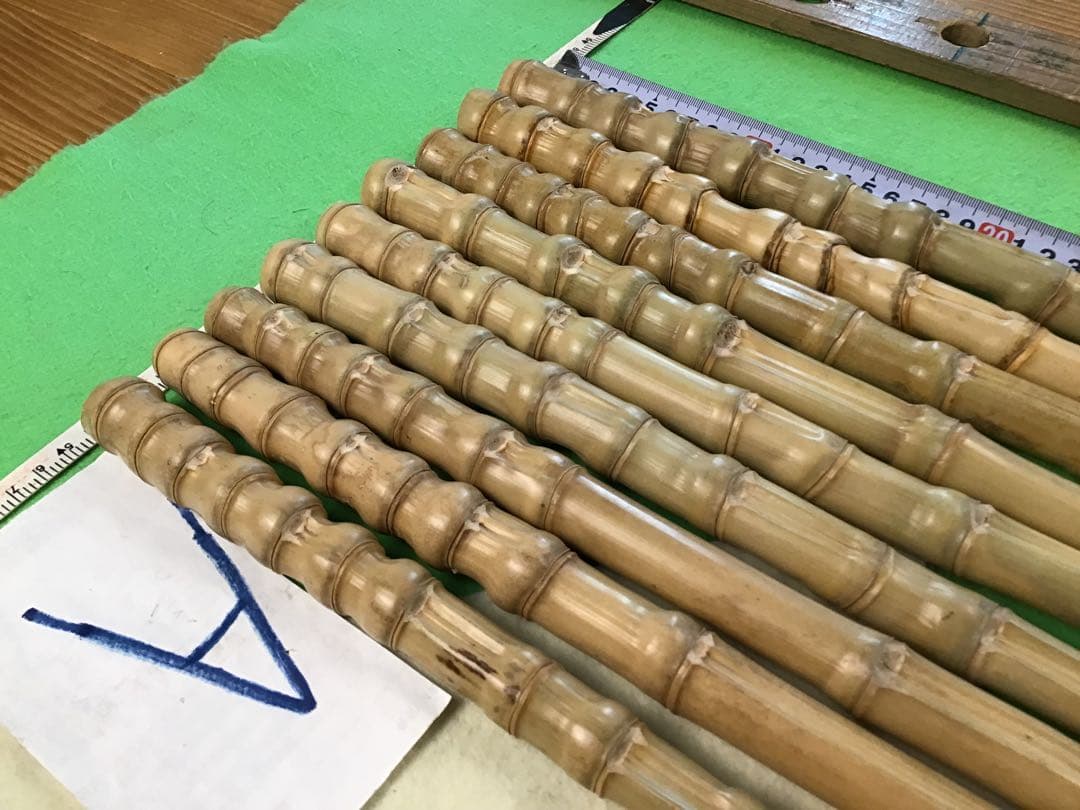 釣り具・その他グリップ用布袋竹「太・極上、上物・芽取り済み」9本セットA・B