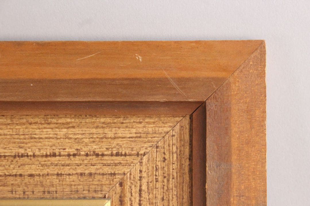 No5742 額装　小出善三郎　「朝騒」　油彩画　直筆サイン　風景画　送料無料