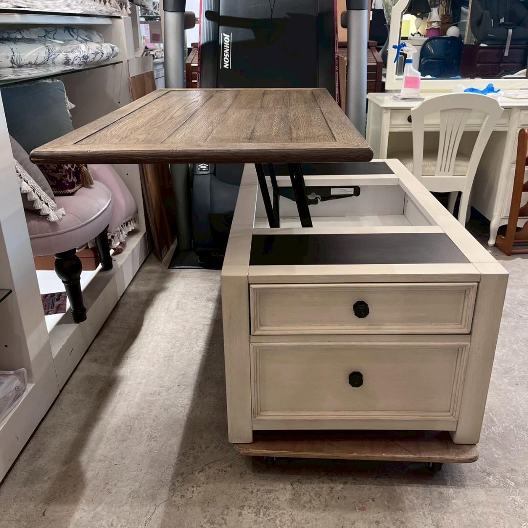 2【定価10万】 アシュレイ リフトトップテーブル フレンチカントリー テーブル