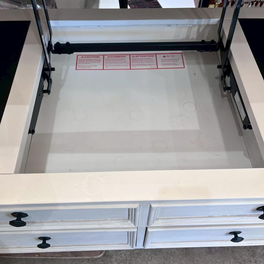 2【定価10万】 アシュレイ リフトトップテーブル フレンチカントリー テーブル