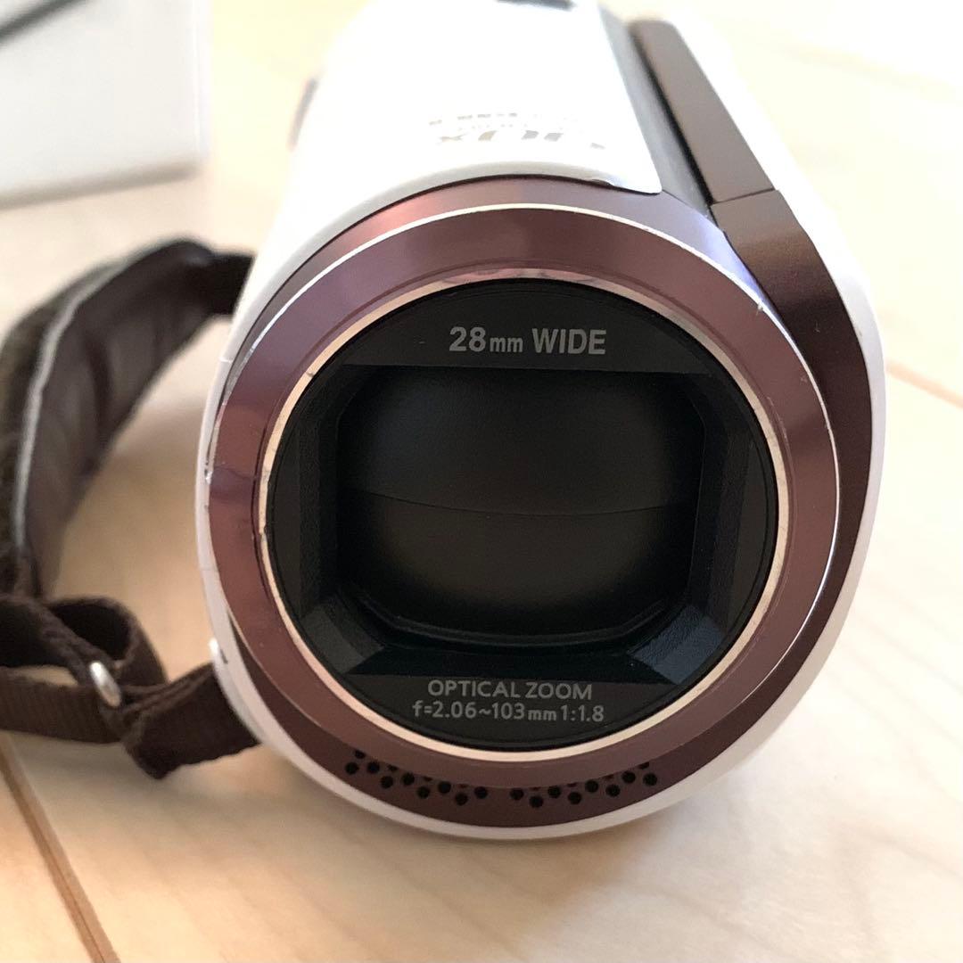 Panasonic HC-W570M ホワイト　純正バッテリー2つ付き