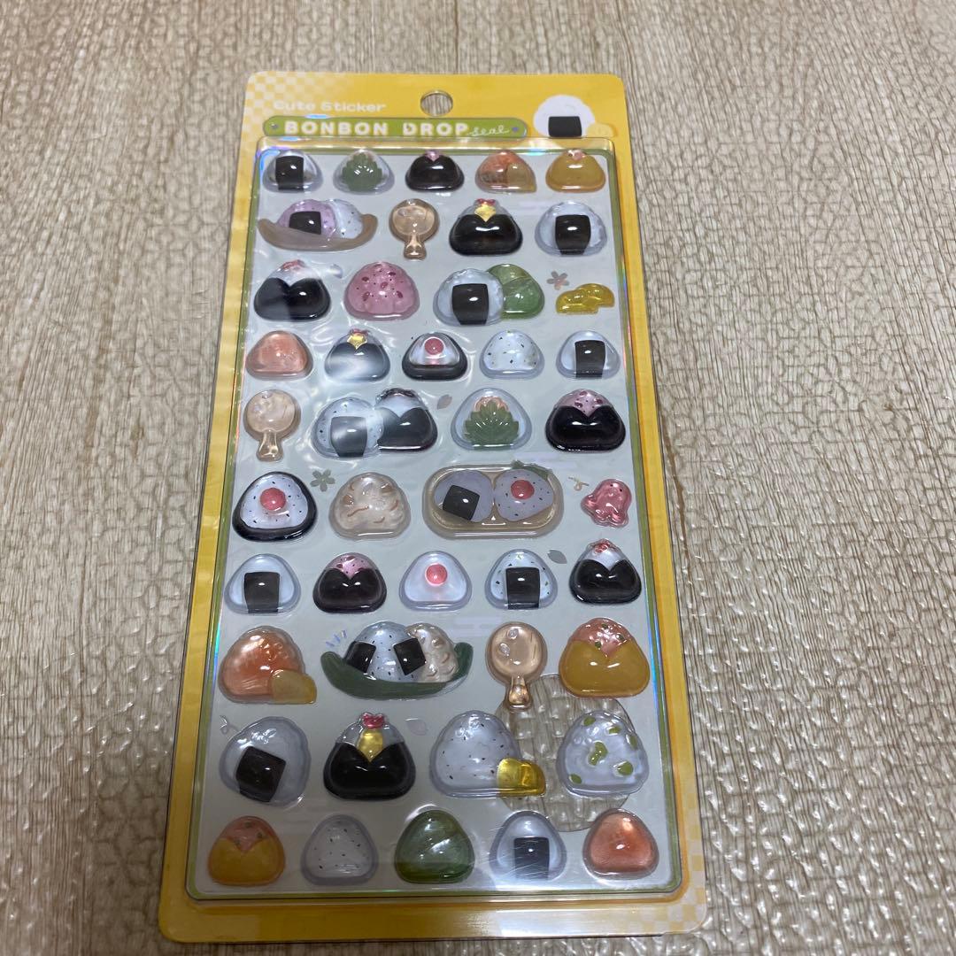ボンボンドロップシール　和柄　正規品　5枚セット