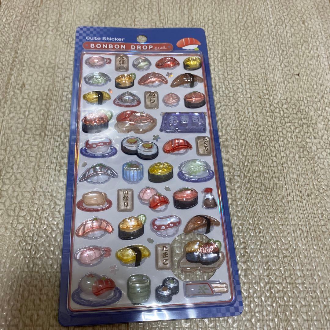 ボンボンドロップシール　和柄　正規品　5枚セット