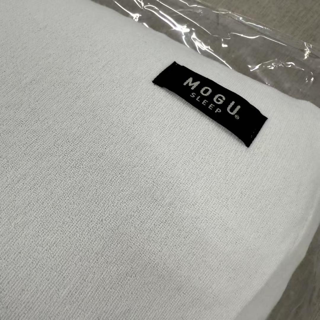 MOGU(モグ) ピロー Lサイズ ホワイト 枕 ビーズ枕 安眠枕 日本製