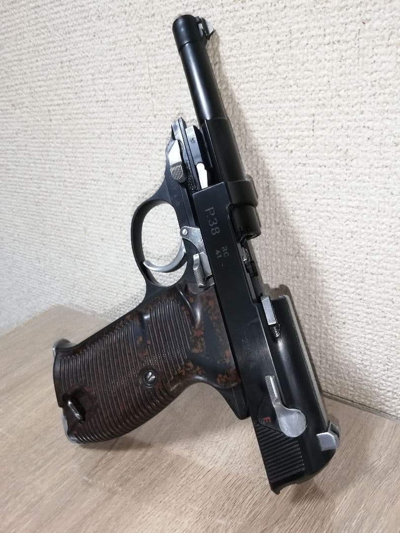 期間限定⭐マルゼン ワルサーP38 ac41ブラック 再販ガスブロ⭐箱取説有