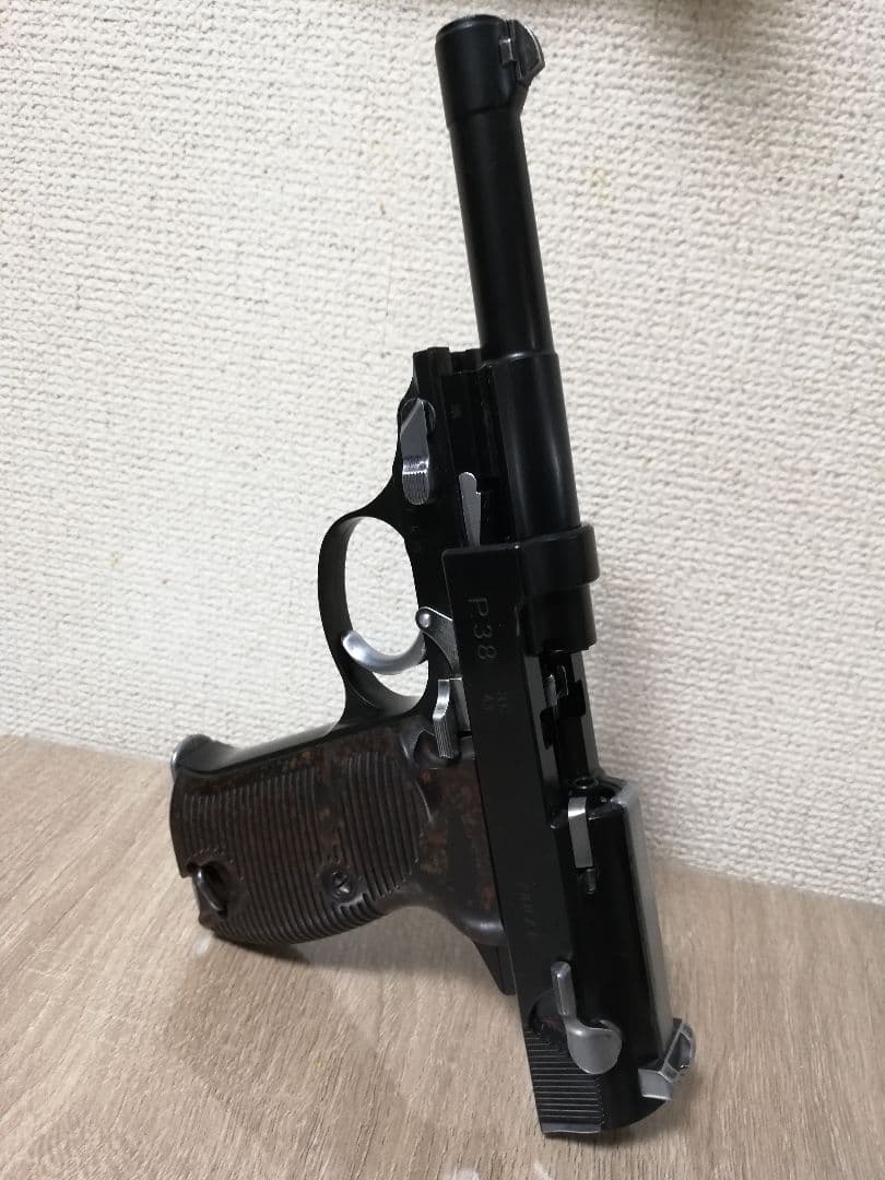 期間限定⭐マルゼン ワルサーP38 ac41ブラック 再販ガスブロ⭐箱取説有