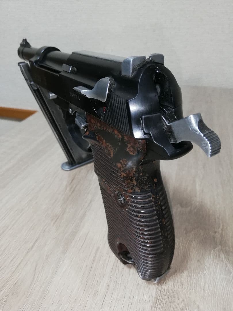 期間限定⭐マルゼン ワルサーP38 ac41ブラック 再販ガスブロ⭐箱取説有