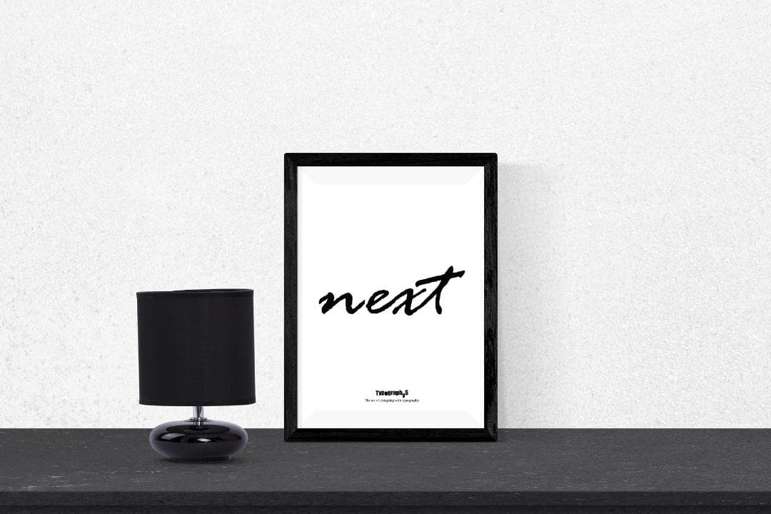 【SALE】TYPOGRAPHYS アートポスター（大型A2サイズ）約60cm