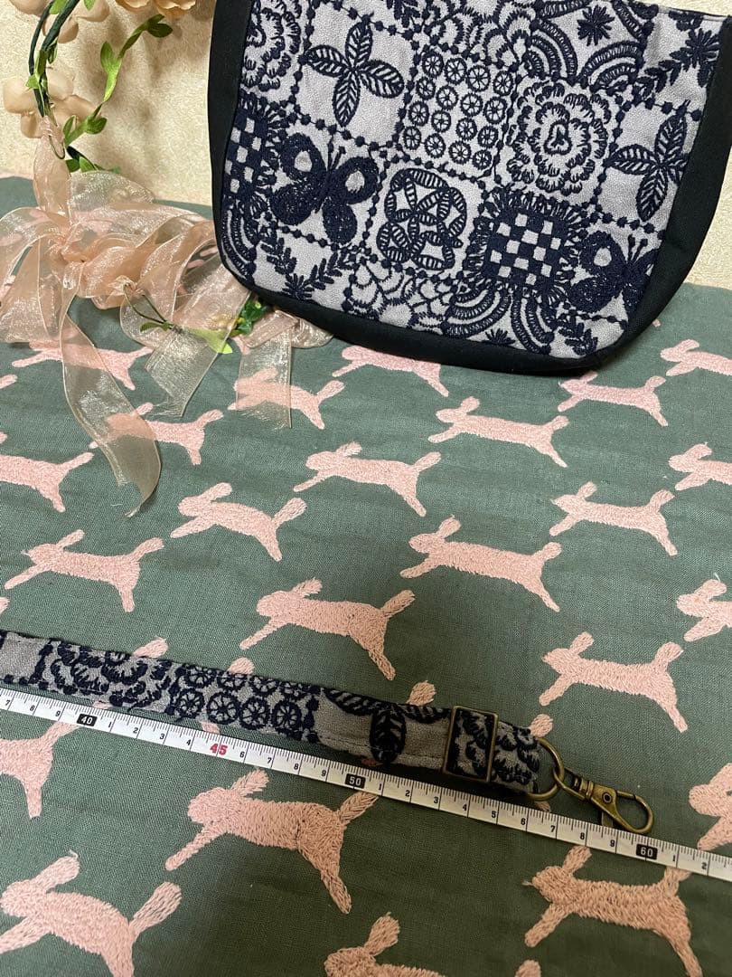 ミナペルホネン　ハンドメイド　バッグ　ショルダーバッグ　インバッグ　ミニバッグ