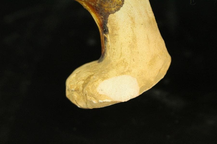 中国美術 三彩 獅子紋 三足壷(A818)