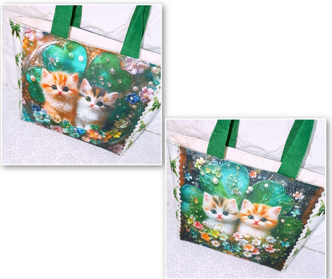 ミニトートバック&ポーチ♡にゃんこ