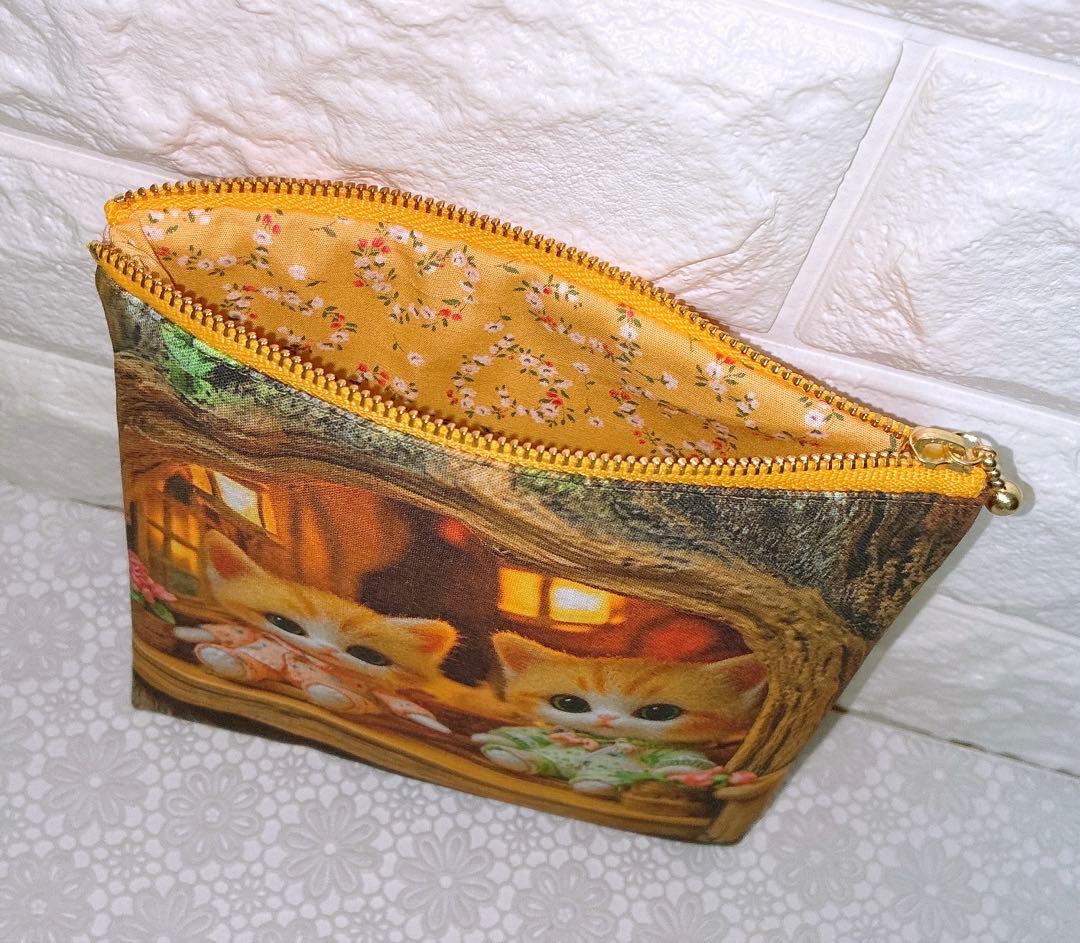 ミニトートバック&ポーチ♡にゃんこ