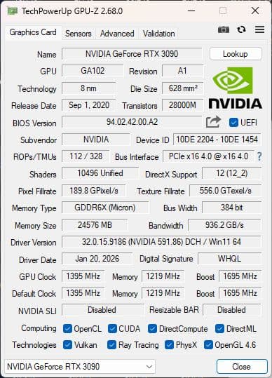み*い様 GeForce RTX 3090 GALAKURO 水冷仕様