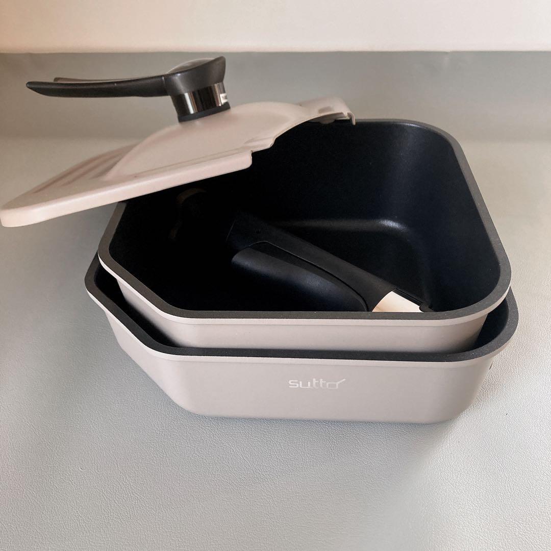 【未使用】限定カラー　sutto 着脱ハンドル　フライパン　4点セット